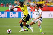 Yoreli Rincon, force in Colombia women's football game