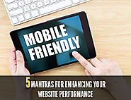 5 Mantras for enhancing your Website Performance