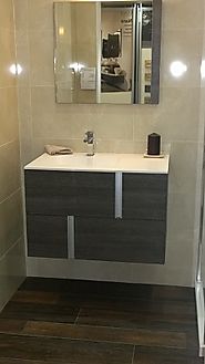 Wall mounted bathroom furniture