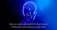 Gain an understanding of the Significance of Machine Learning on a Large Scale