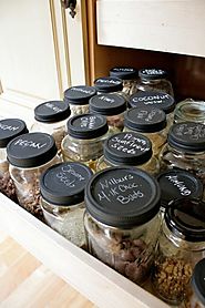 Mason Jar Organization Idea