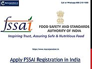Apply Food License FSSAI Registration in India