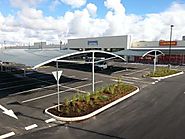 Car Parking Shade Structures For Shopping Centre