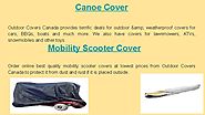 Mobility Scooter Covers at Outdoor Covers Canada