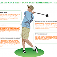 Playing Golf with Boss- 10 things shouldn’t come out of your mouth
