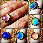 Website at http://www.mood-ringcolormeanings.com/how-does-a-mood-ring-work.html
