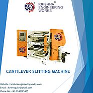 Manufacturer of Cantilever Slitting Machine | Slitter Rewinder Machine – Krishna Engineering Works