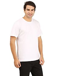 Round Neck Half Sleeve Pale Pink T-Shirt