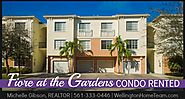 Fiore at the Gardens Condo RENTED! 3308 Myrtlwood Circle East