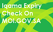 Check iqama expiry on website of moi gov sa