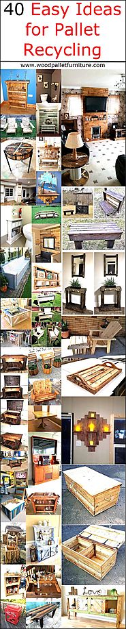 40 Easy Ideas for Pallet Recycling
