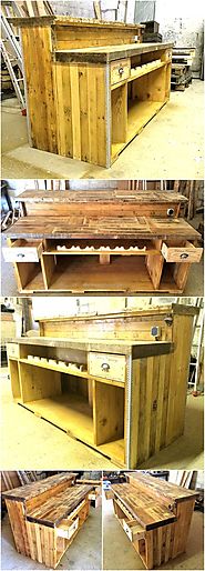 Awesome Plan for Wooden Pallet Bar