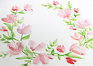 Paint With Me: Watercolour Floral Wreath Tutorial for Beginners