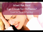 Best Eye Cream For Puffiness Is Powered By Peptides