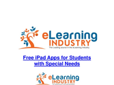 78 Free iPad Apps for Students with Special Needs