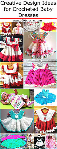 Creative Design Ideas for Crocheted Baby Dresses