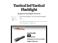 Tactical led Tactical Flashlight