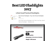 Best LED Flashlights 2017