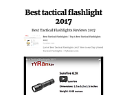 Best tactical flashlight 2017