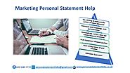 Marketing Personal Statement Help