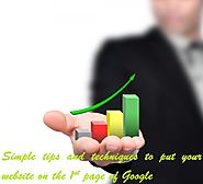 Tips & techniques to put your website on the 1st page of Google