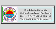 Kurukshetra University declared Result 2017