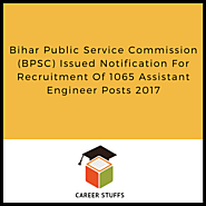 BPSC Recruitment – 2017 Apply For Assistant Engineer & Mobile Veterinary Officers