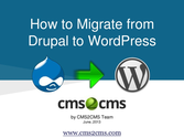 How to Migrate from Drupal to WordPress Coding-Free