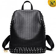 CWMALLS® Designer Rivet Leather Backpack CW207006