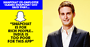 Poor Remark to Snapchat Rating from India - WebFeed360