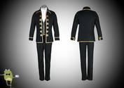 Gintama Shinsengumi Toushiro Hijikata Cosplay Costume + Wig