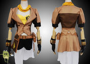 RWBY Yang Xiao Long Cosplay Costume Outfits + Wig