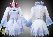 RWBY Weiss Schnee Cosplay Costume Outfits + Wig