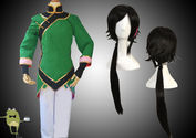 RWBY Lie Ren Cosplay Costume Outfits + Wig