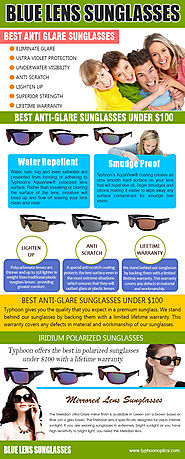 Blue Lens Sunglasses