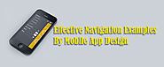 Effective Navigation Examples by Mobile App Design Dubai