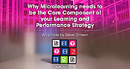 Why Microlearning needs to be the Core Component of your Learning and Performance Strategy