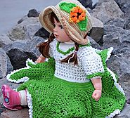 Stunning Designs for Crocheted Baby Girl Dresses