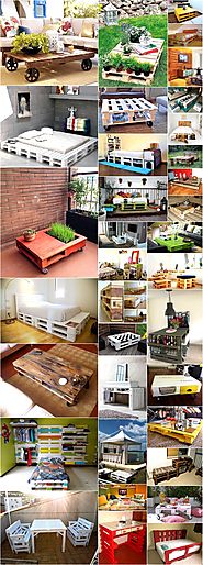 Cheap Home Furniture Ideas with Wooden Pallets