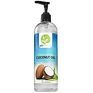 Fractionated Coconut Oil Premium Therapeutic Grade - 16 Ounce Cold Pressed Liquid