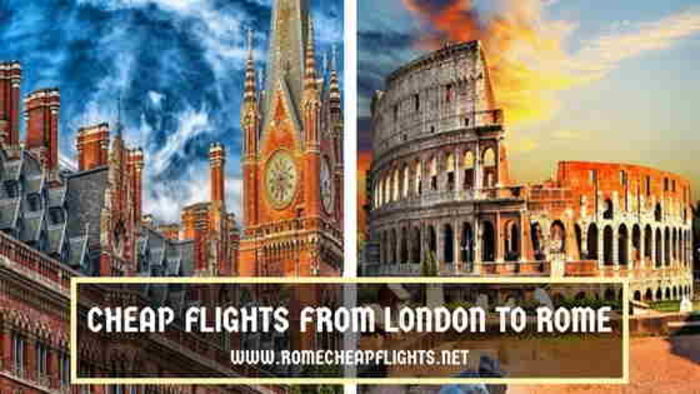 cheap flights to rome italy from london