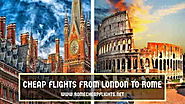 Website at http://www.romecheapflights.net/cheap-flights-london-rome/