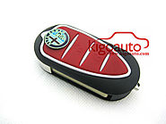 Flip key shell 3 button for Alfa Romeo GTO 159 Mito