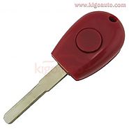 Red transponder key blank for Alfa Romeo 145 146