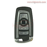 Smart key case 4 button for BMW X3 5 7 series