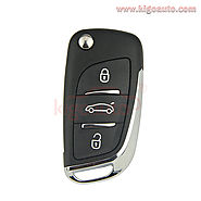 0536 flip key 3 button 434Mhz VA2 blade for Citroen new remote key