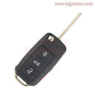 5K0837202AE remote key 315Mhz 3 button with panic HU66 blade for VW Beetle CC NBG010180T