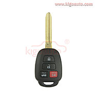 GQ4-52T remote key 4 button 314.4Mhz for Toyota RAV4 Highlander 2014 2015