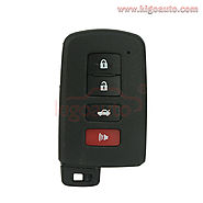 Smart key case 3 button with panic for Toyota