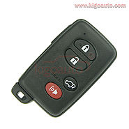 89904-48110 smart key case 4 button for Toyota